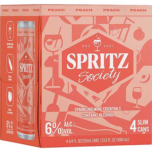 Spritz Society Cocktail Peach