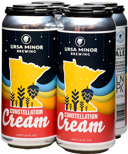 Ursa Minor Brewing Constellation Cream Ale 4 Pk Cans