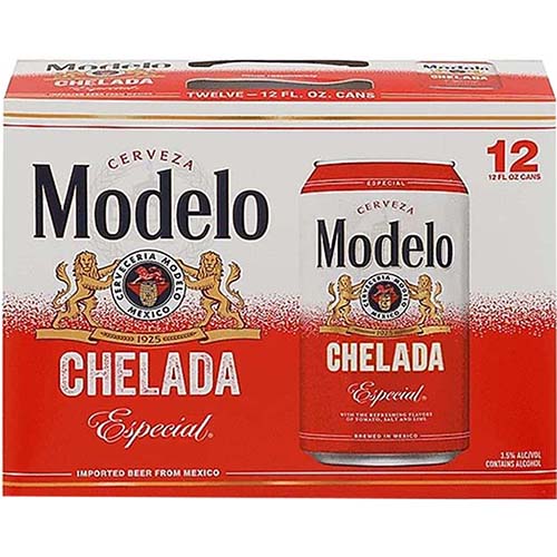 Modelo Chelada 12pk Cans