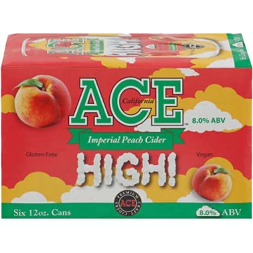 Ace Imperial Peach Cider Cans