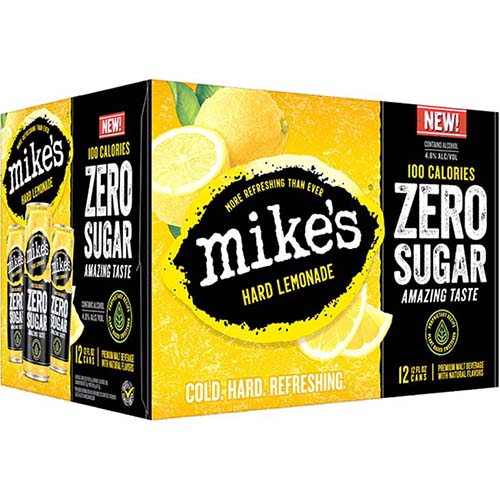 Mikes Zero Lemonade 2/12 Can