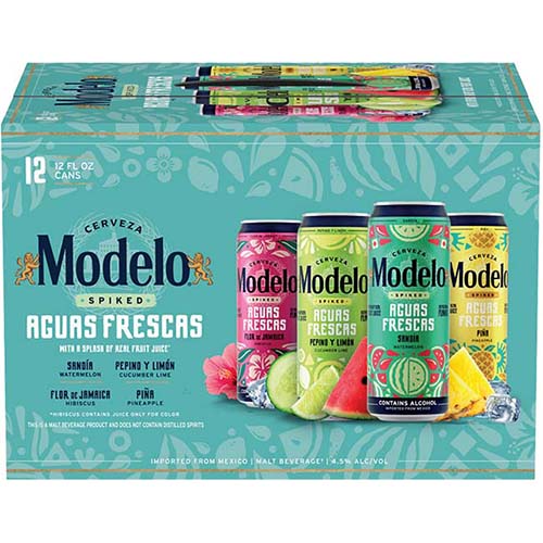 Modelo Spiked Aguas Frescas Variety Pack Flavored Malt Beverage