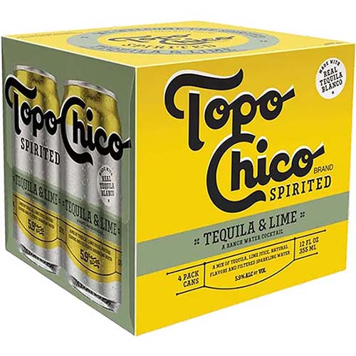 Topo Chico Spirits Tequila Lime 4pk