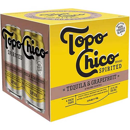 Topo Chico Tequila & Grapefruit 4pk