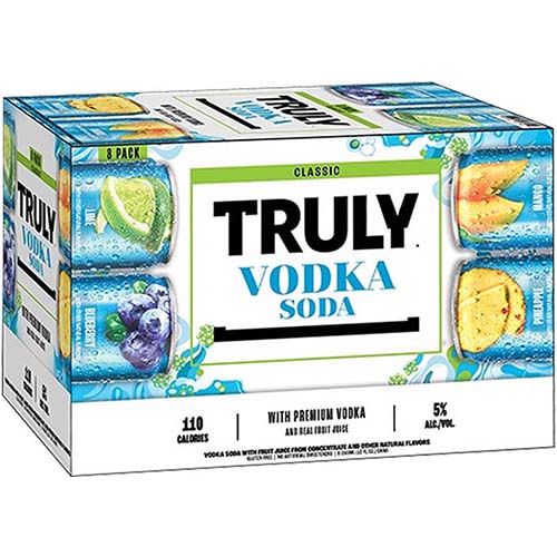 Truly Rtd Vodka Soda Variety