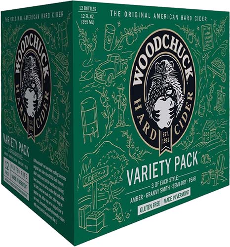 Woodchuck Variety Pack 12pk Nrb