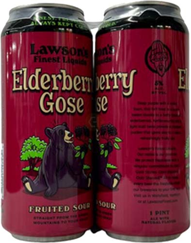 Lawson's Finest Elderberry Gose16oz