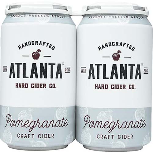 Atlanta Hard Cider Pomegranate 16oz 4pk Cn
