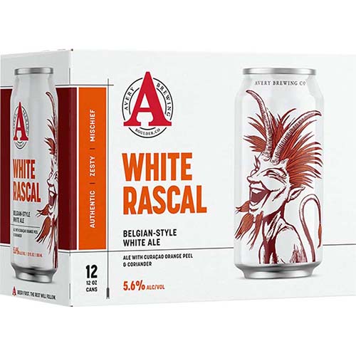 Avery White Rascal 12oz Cns 12 Pack 12 Oz Cans