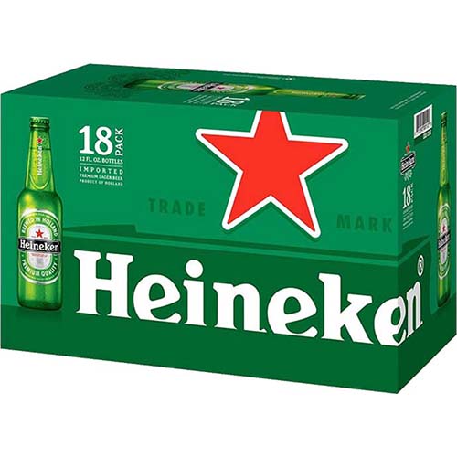Heineken Bottle 18 Pk