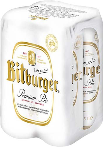 Bitburger Pilsner 4pk C 17oz