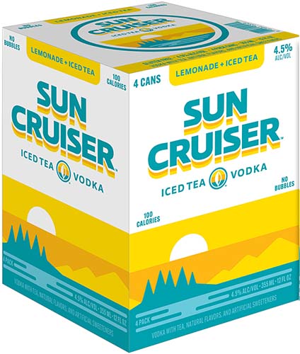 Sun Cruiser Lem/iced Tea 4pk