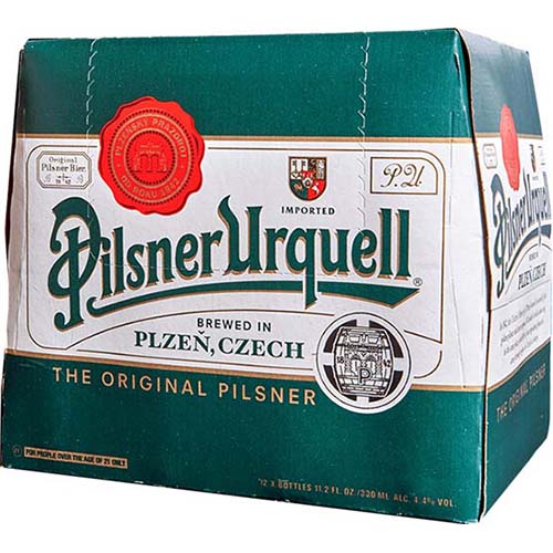 Pilsner Urquel 12pk Bottles