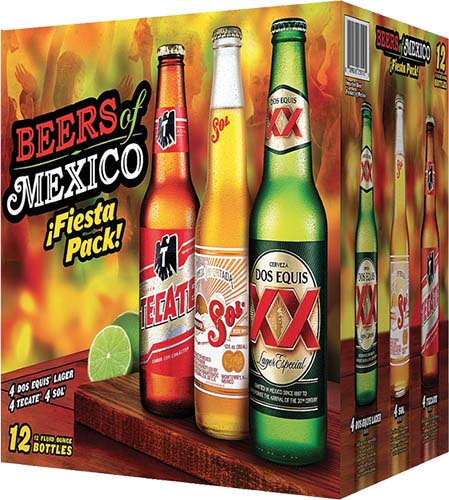 Beers Of Mexico Variety Pack 12pk Bottle