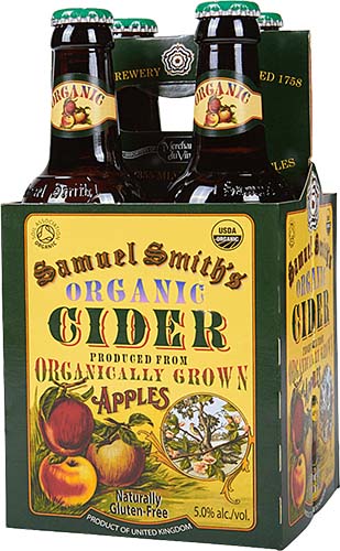 Buy Samuel Smiths Organic Cider 4pk Bottles Online