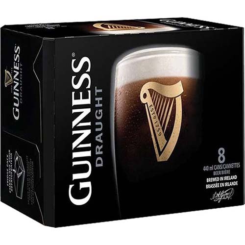 Guinness Draught 8 Pk Cans