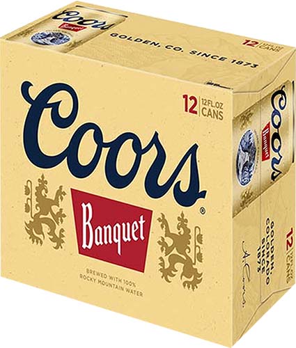 Coors Banquet 12 Pack 12 Oz Cans
