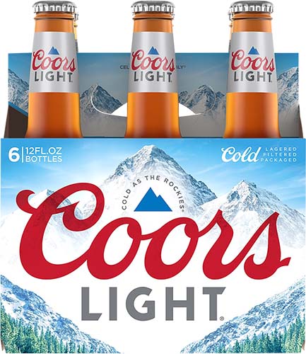 Coors Light 16 Oz 6 Pk Cans