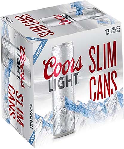 Coors Light 12 Pk Cans