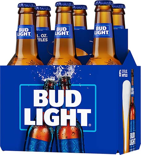 Bud Light Bottles 6 Pack