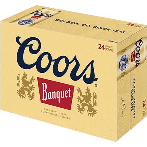 Coors Banquet Suitcase Cans