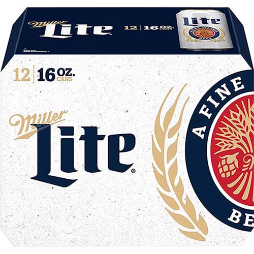 Miller Lite Can Big 12 Can