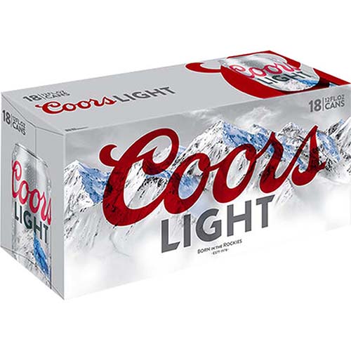 Coors Light                    18pk Can