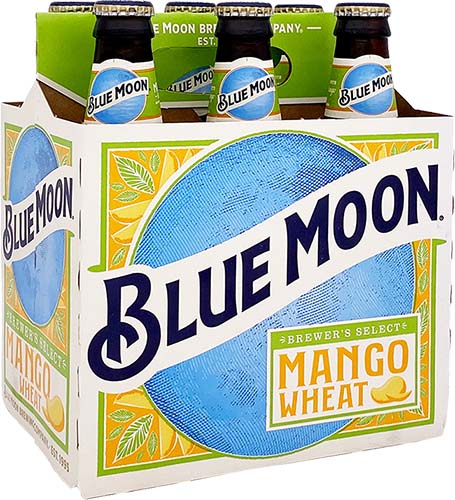Blue Moon Mango Wheat 6pk Btls