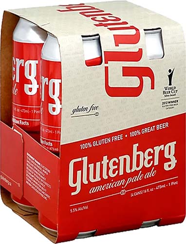Glutenberg Pale Ale 16oz 4pk Cn