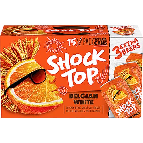 Shock Top Belgian White Cans