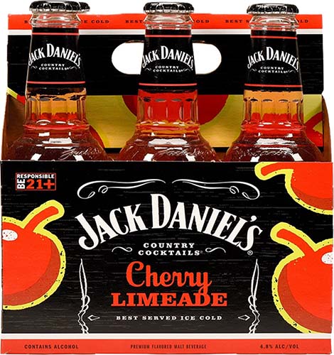Jack Danielks Cherry Limeade 6pk Bottle