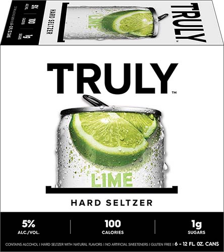 Truly Hard Seltzer Lime, Spiked & Sparkling Water