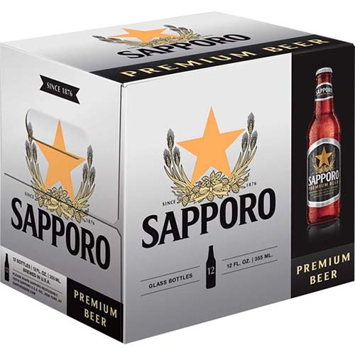 Sapporo Beer 12 Pk