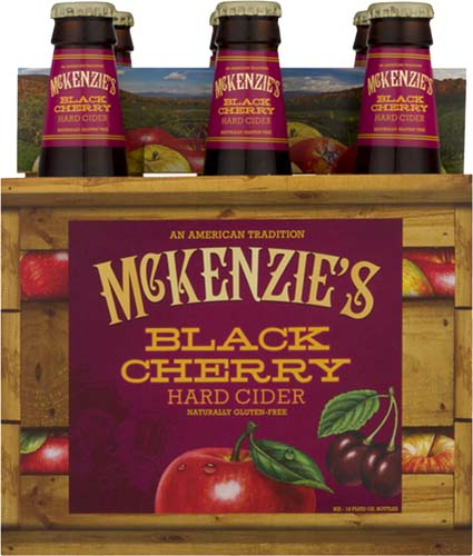 Mckenzies Black Cherry Cider 6 Bottle