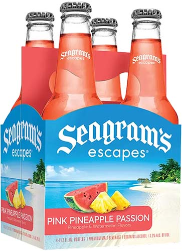 Seagrams Pink Pineapple 4pk