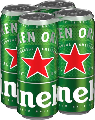 Heineken 16 Oz 4 Pk Cans