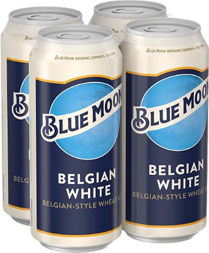 Blue Moon Belgium Ale 4pk Can