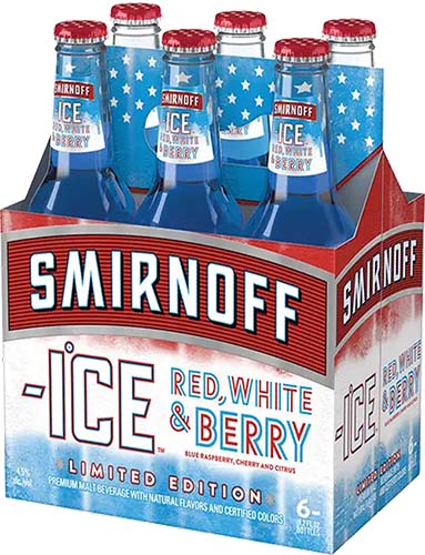 Smirnoff Ice Red  Wh And Berry 6pk Nr