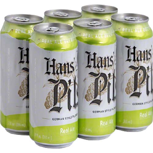 Real Ale Hans Pils 6 Pack Cans