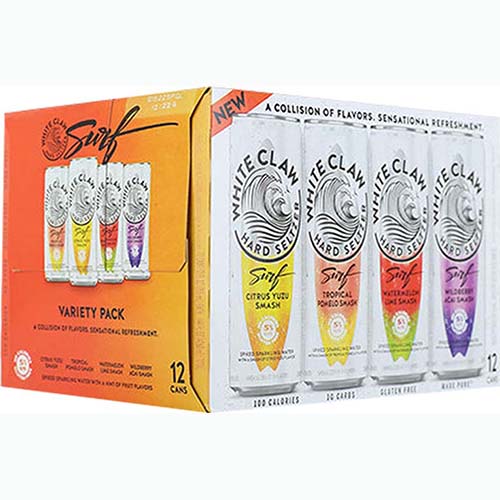 White Claw Seltzer Surf Variety Pack