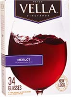 Peter Vella Merlot Red Box Wine 5l
