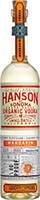 Hanson's Of Sonoma Mandarin Orange Vodka 750ml Is Out Of Stock