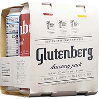 Glutenberg Tasters Sel 16c 4pk