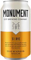 Monument City 51 Rye 6/24 Pk/can