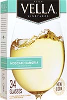 Peter Vella Moscato Sangria White Box Wine 5l
