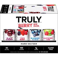 Truly Spiked Seltzer Mix Berry 12oz 6pk Cn