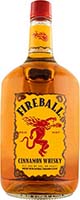 Fireball Hot Cinnamon Blended Whiskey  1.75 L Liquor  Plastic