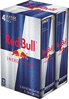 Redbull Energy Drink 4pk Can