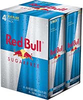 Redbullsugarfree Energy Drink 4pk Can