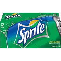 Sprite Lemon Lime Soda Soft Drinks  12 Pack